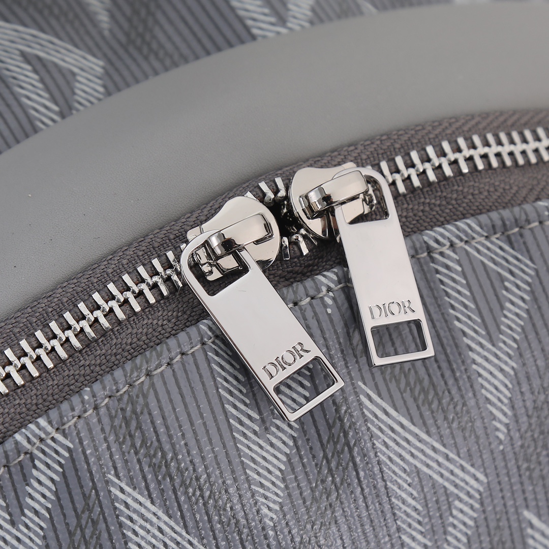 Small Rider Backpack Gray canvas 6601 LM022 28cm - ELEGANCE-SECRETE