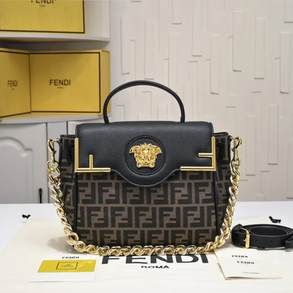 VersaceByFendi La Medusa Bag 2183 LM052 25cm - ELEGANCE-SECRETE